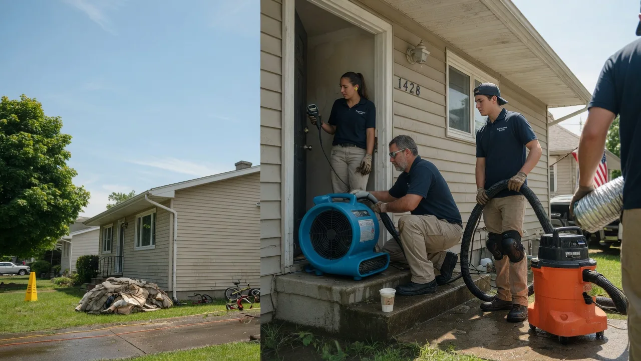 Water Damage Restoration in Harrisburg, IL near me